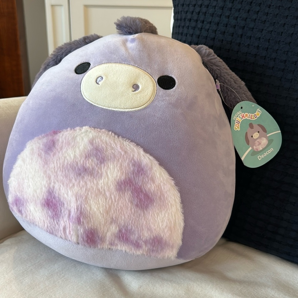 Squishmallow Donkey named Deacon!